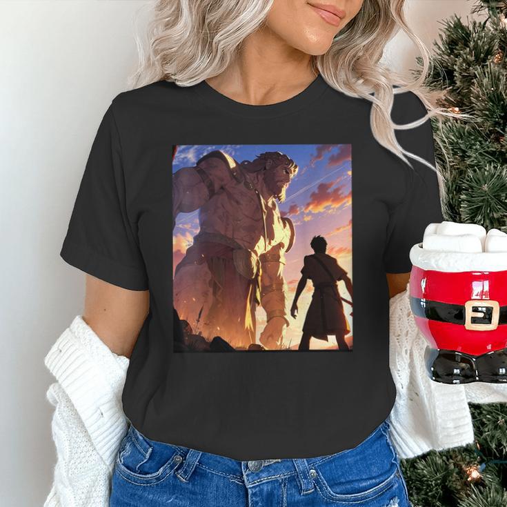 David And Goliath Bible Book Of Samuel Famous Bible Story Unisex T-Shirt David And Goliath Bible Book Of Samuel Famous Bible Story Unisex T-Shirt