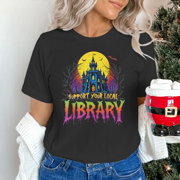 Death Gothic Support Your Local Library Lovers Book Unisex T-Shirt Death Gothic Support Your Local Library Lovers Book Unisex T-Shirt