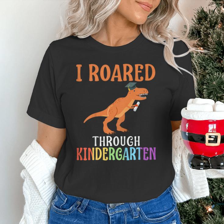 Dinosaur Graduation I Roared Through Kindergarten T-Shirt Unisex T-Shirt
