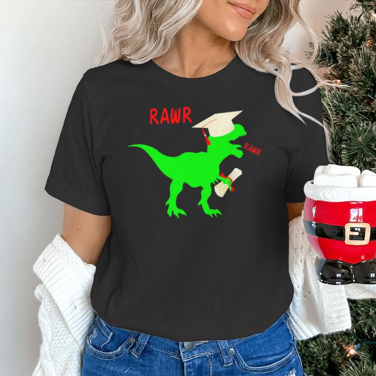 Dinosaur Rawr Diploma Grad Graduate Graduation Unisex T-Shirt