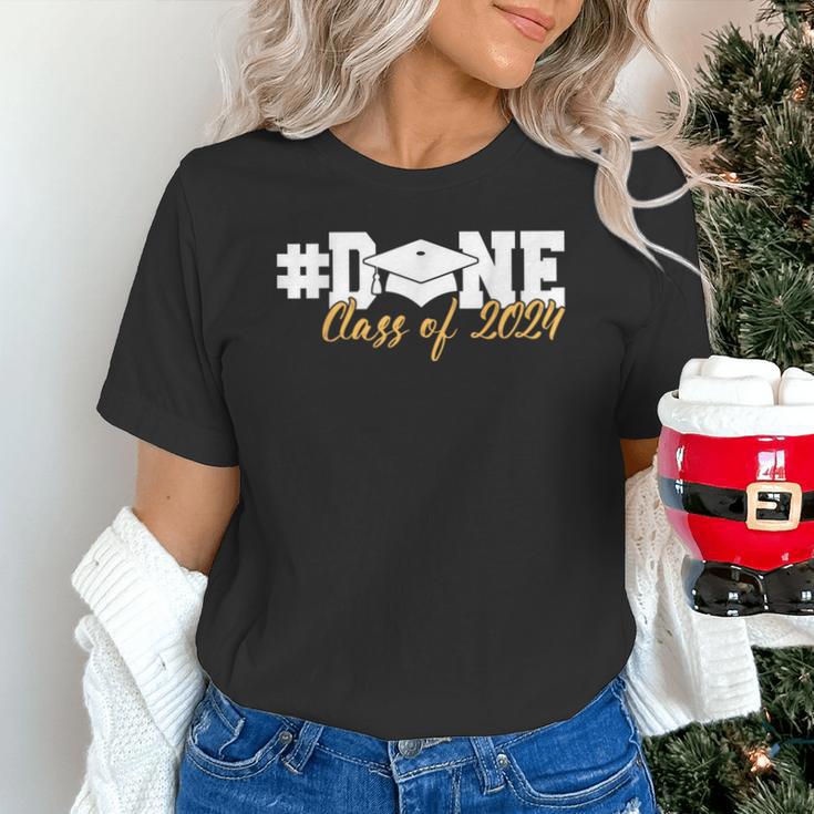 DONE Class Of 2024 Graduation For Her Him Grad Senior 2024 Unisex T-Shirt