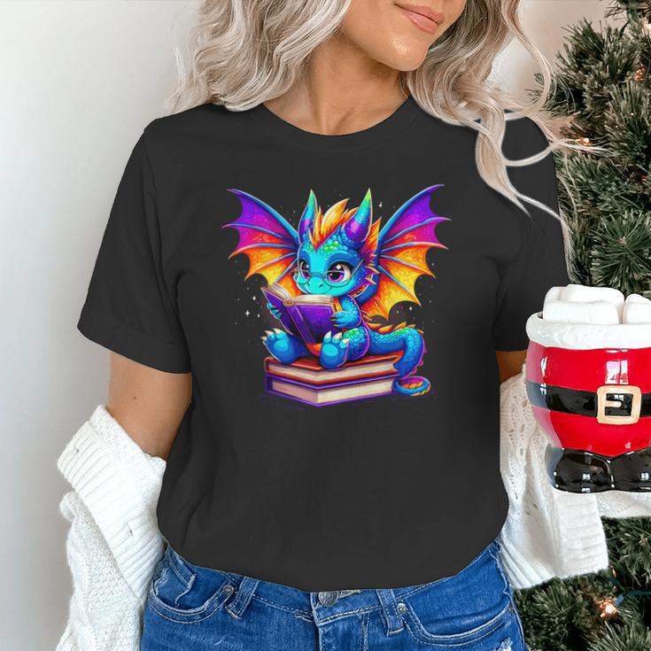 Dragon Reading a Book Bookworm Book Unisex T-Shirt