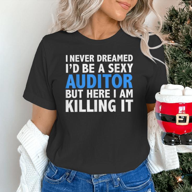 Never Dreamed I'd Be a Sexy Auditor Graduation Unisex T-Shirt