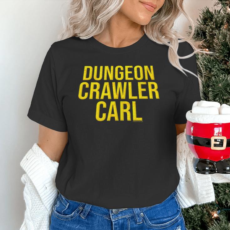 Dungeon Crawler Carl Yellow Text Logo LitRPG Series Book Unisex T-Shirt Dungeon Crawler Carl Yellow Text Logo LitRPG Series Book Unisex T-Shirt