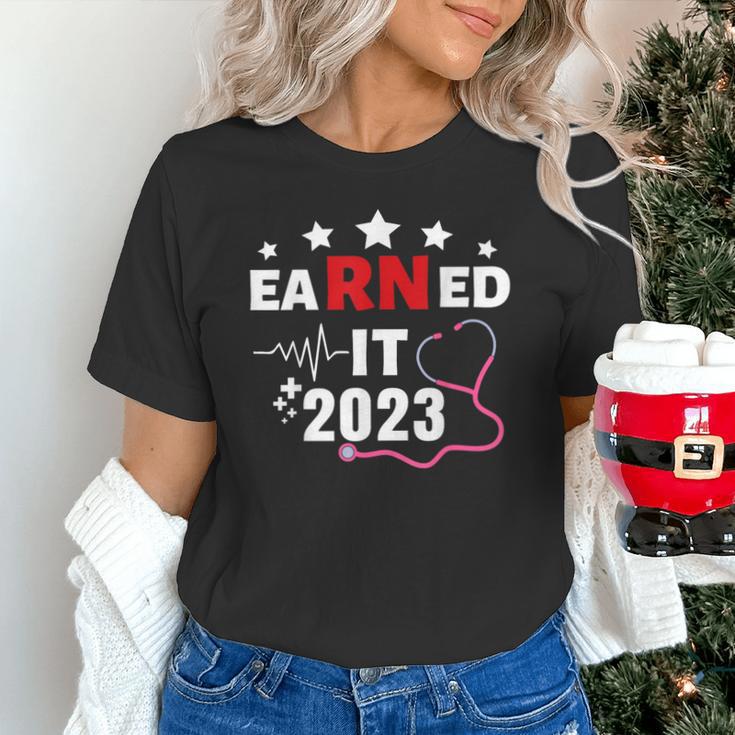 Earned It 2023 For Nurse Graduation Or RN LPN Class Of 2023 Unisex T-Shirt