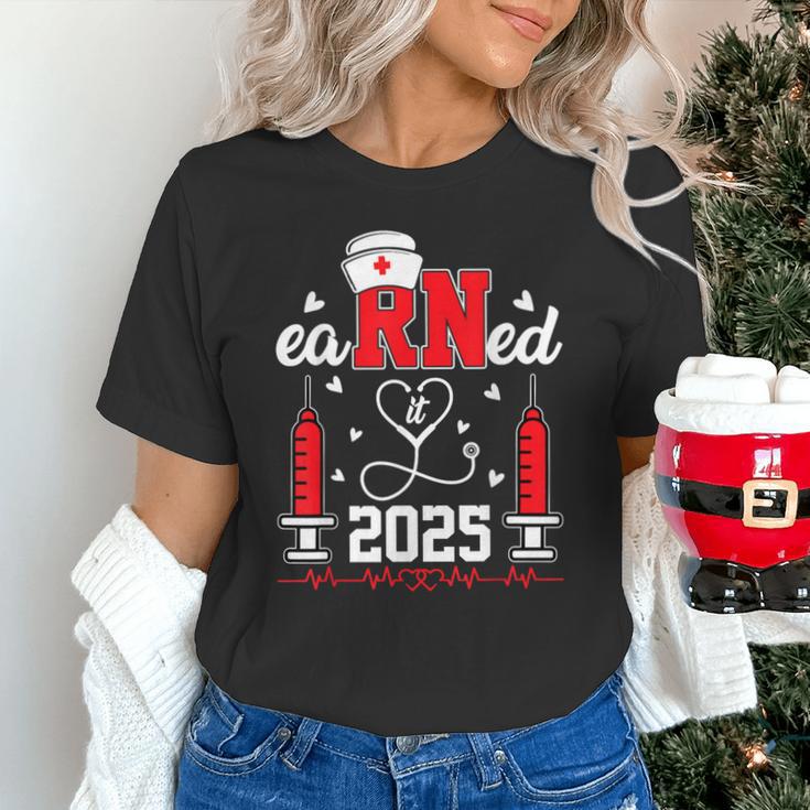 Earned It 2025 For Nurse Graduation Or RN LPN Class Of 2025 Unisex T-Shirt