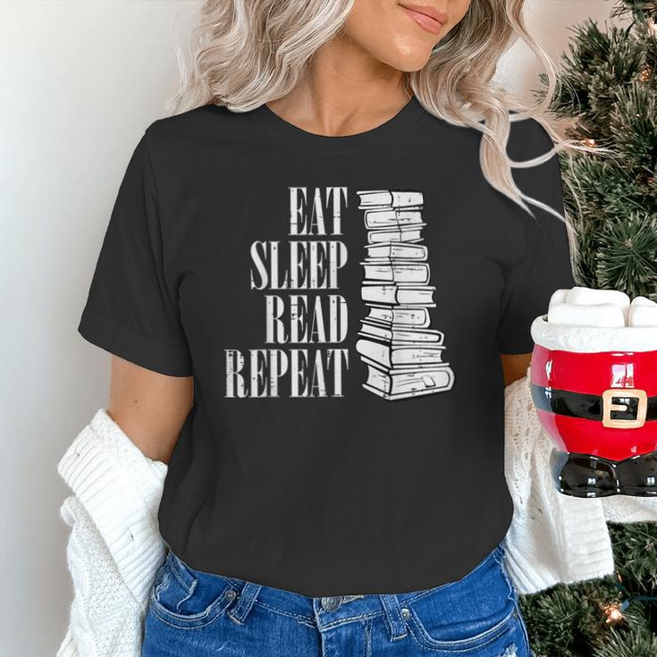 Eat Sleep Read Repeat Reading Book Librarian Men Women Kids Unisex T-Shirt Eat Sleep Read Repeat Reading Book Librarian Men Women Kids Unisex T-Shirt