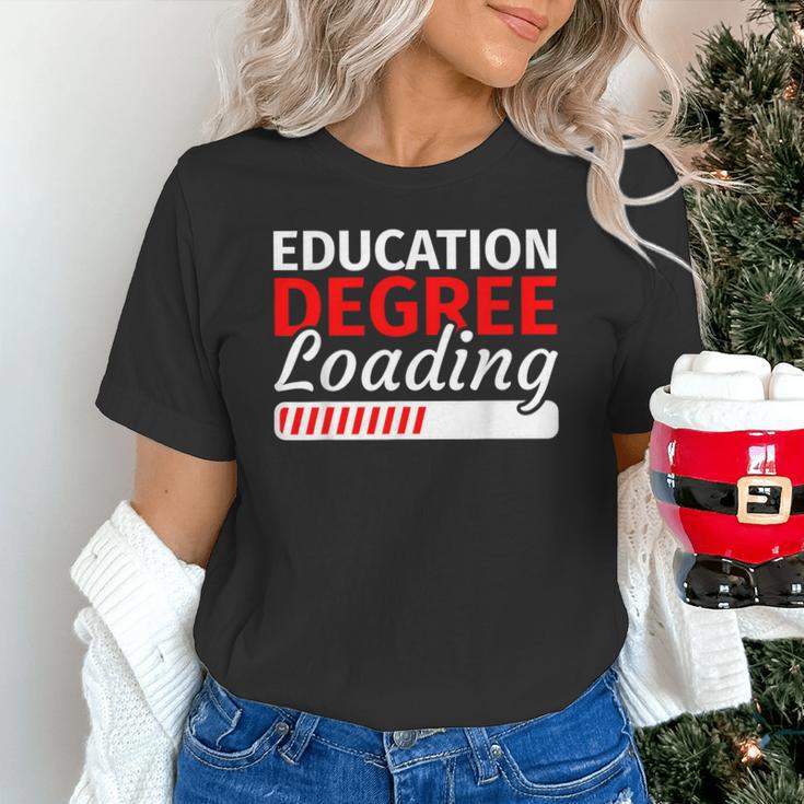 Education Major Shirts Teaching Degree Loading Graduation Unisex T-Shirt