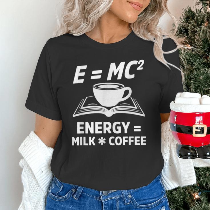 EMC2 Energy Milk x Coffee Science Book Math Lover Unisex T-Shirt