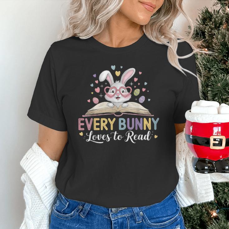 Every Bunny Loves To Read Book Lover Bookworm Rabbit Easter Unisex T-Shirt