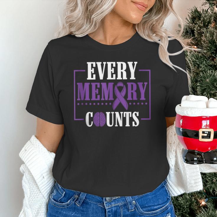 Every Memory Counts Alzheimer's Awareness Dementia Unisex T-Shirt Every Memory Counts Alzheimer's Awareness Dementia Unisex T-Shirt
