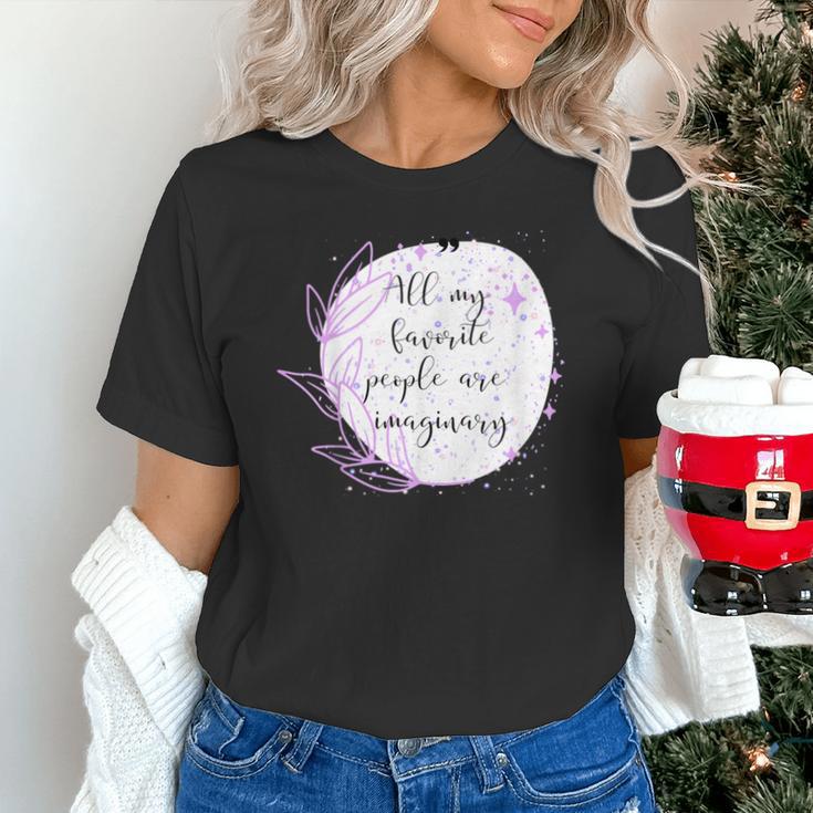 All My Favorite People Are Imaginary Book Lover Idea Unisex T-Shirt