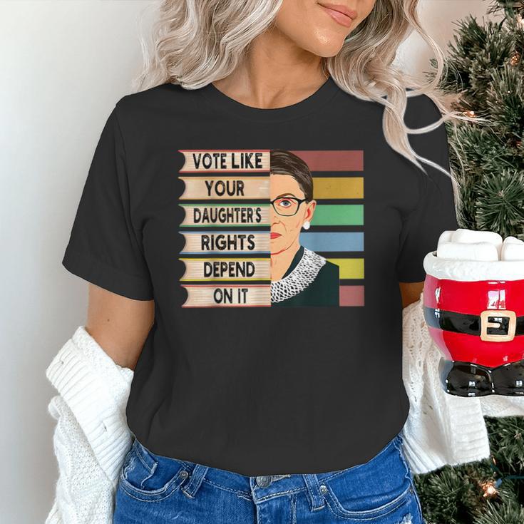 Feminist Ruth Bader Ginsburg RBG Quote Girl With Book Women Unisex T-Shirt Feminist Ruth Bader Ginsburg RBG Quote Girl With Book Women Unisex T-Shirt