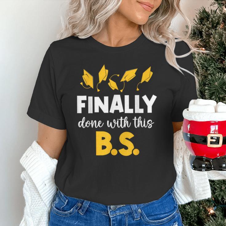 Finally Done With This Bs Bachelor's Bachelor Graduation Unisex T-Shirt