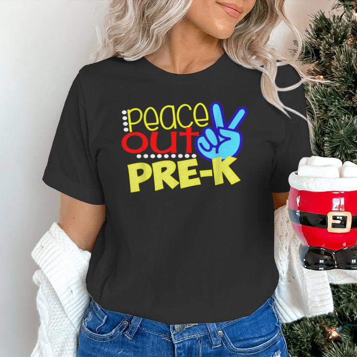 First Day Of School Shirt Peace Out Pre-K Graduation Kids So Unisex T-Shirt