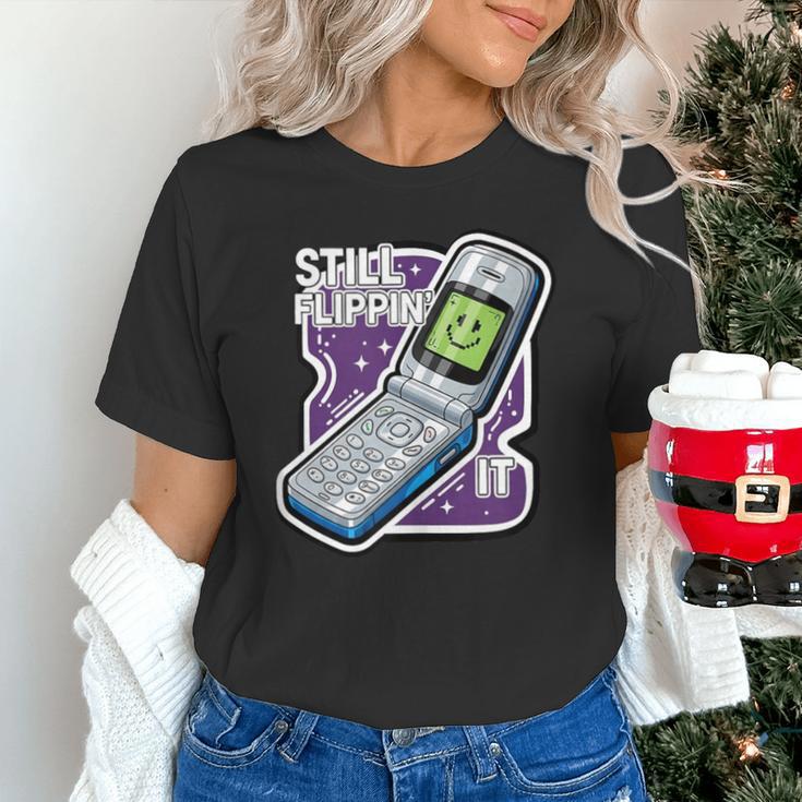 Still Flippin' It Retro Flip Phone 90s Y2K Nostalgia Unisex T-Shirt