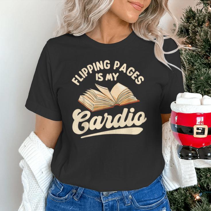 Flipping Pages Is My Cardio Book Lover Reading Bookworm Unisex T-Shirt
