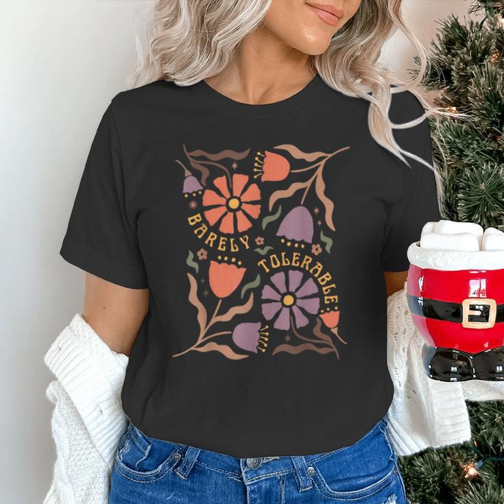 Floral Pride & Prejudice Barely Tolerable Book Lover Bookish Unisex T-Shirt Floral Pride & Prejudice Barely Tolerable Book Lover Bookish Unisex T-Shirt