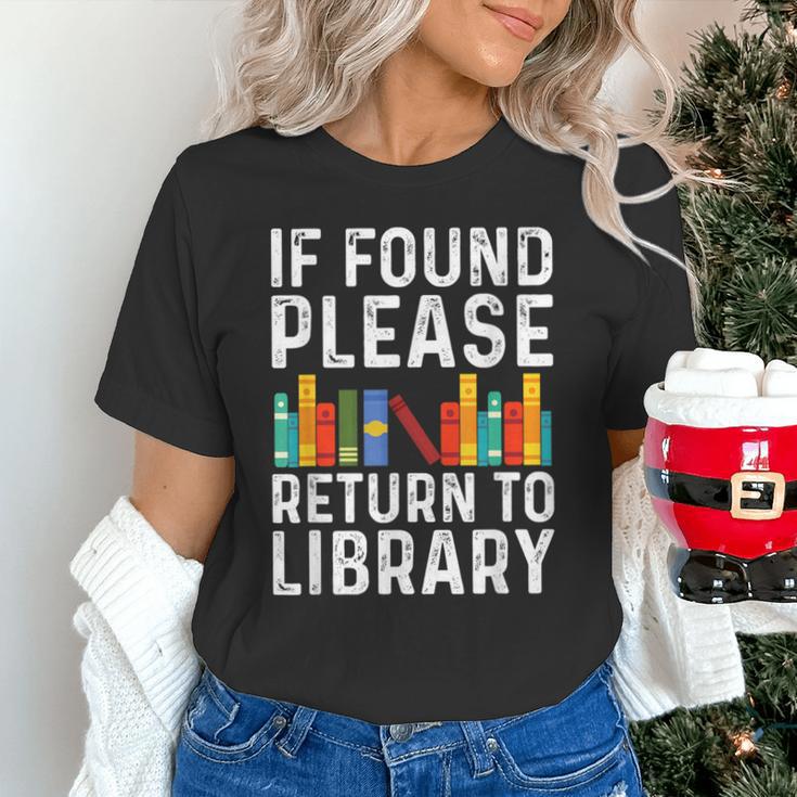 If Found Please Return To Library Book Lover Unisex T-Shirt