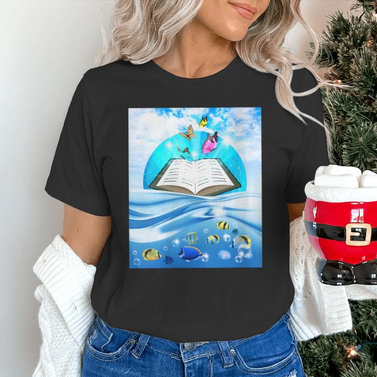 Frutiger Aero Aesthetic Tech Book Butterfly Unisex T-Shirt Frutiger Aero Aesthetic Tech Book Butterfly Unisex T-Shirt