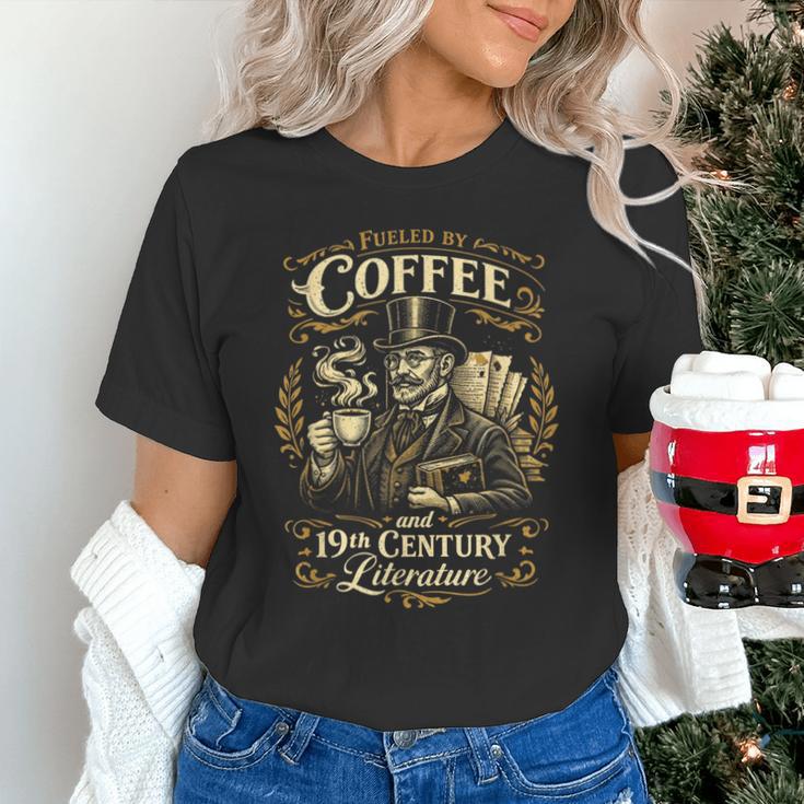 Fueled By Coffee And 19th Century Literature Book Tee Unisex T-Shirt