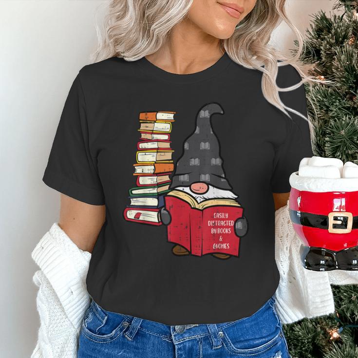 Gnome Read Reading Book Librarian Across America Women Kids Unisex T-Shirt