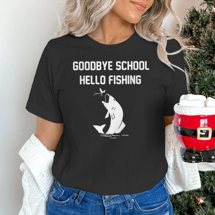 Goodbye School Hello Fishing Graduation T-Shirt Unisex T-Shirt