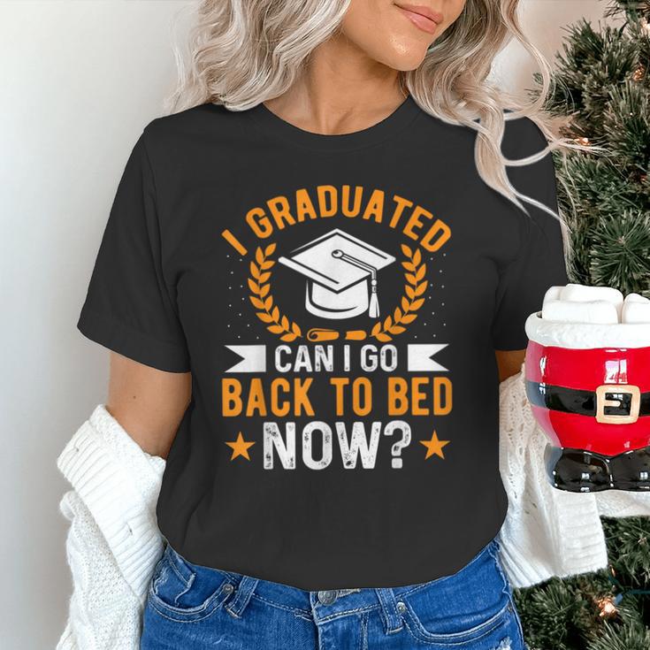 I Graduated Can I Go Back To Bed Now Graduation Unisex T-Shirt