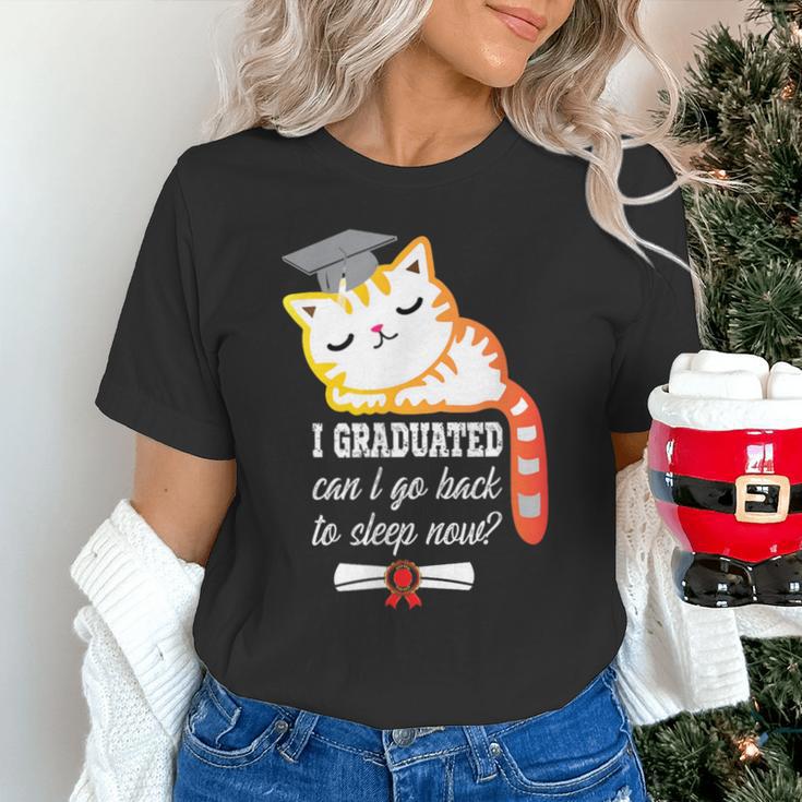 I Graduated Can I Go Back To Sleep Now Graduation Unisex T-Shirt