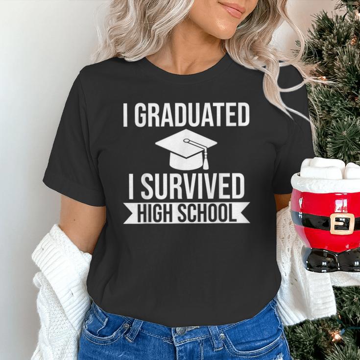 I Graduated I Survived High School Graduation Unisex T-Shirt
