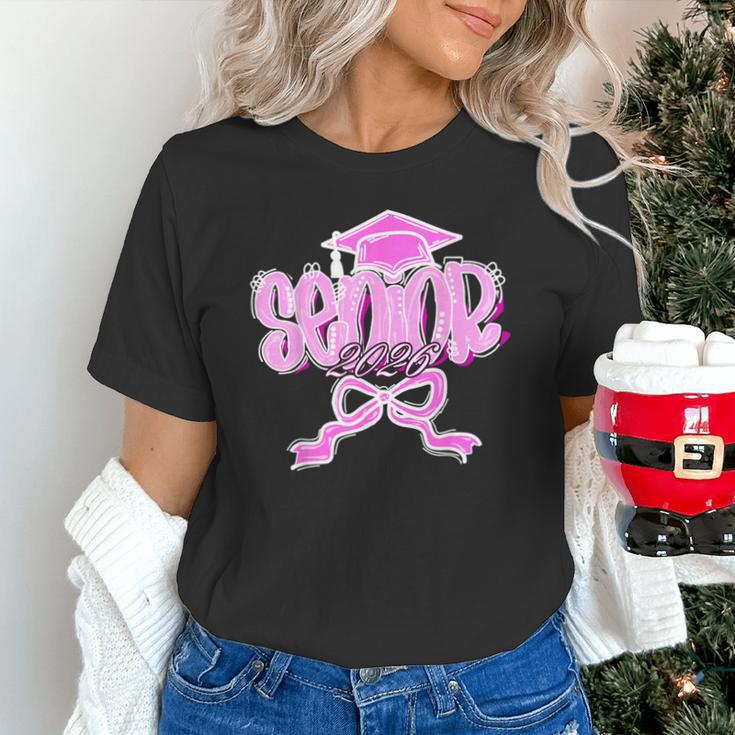 Graduation 2026 Senior 2026 Class Of 2026 Coquette Pink Girl Unisex T-Shirt
