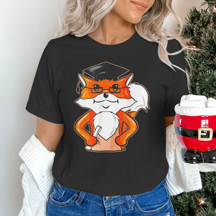 Graduation Fox School Bachelor Master Doctor Study Unisex T-Shirt