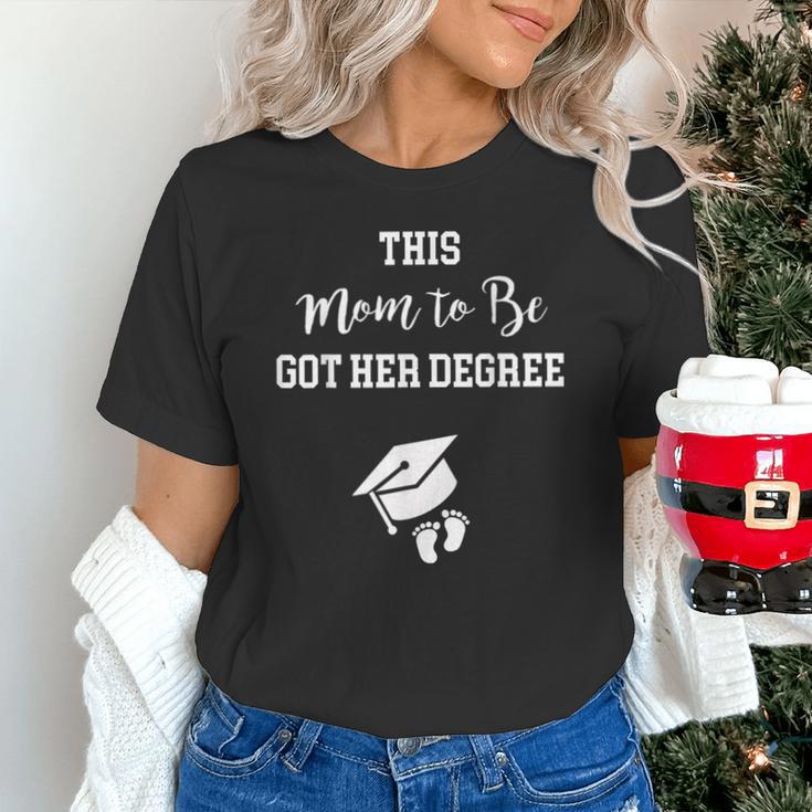 Graduation Pregnancy Announcement Shirt For Expectant Women Unisex T-Shirt