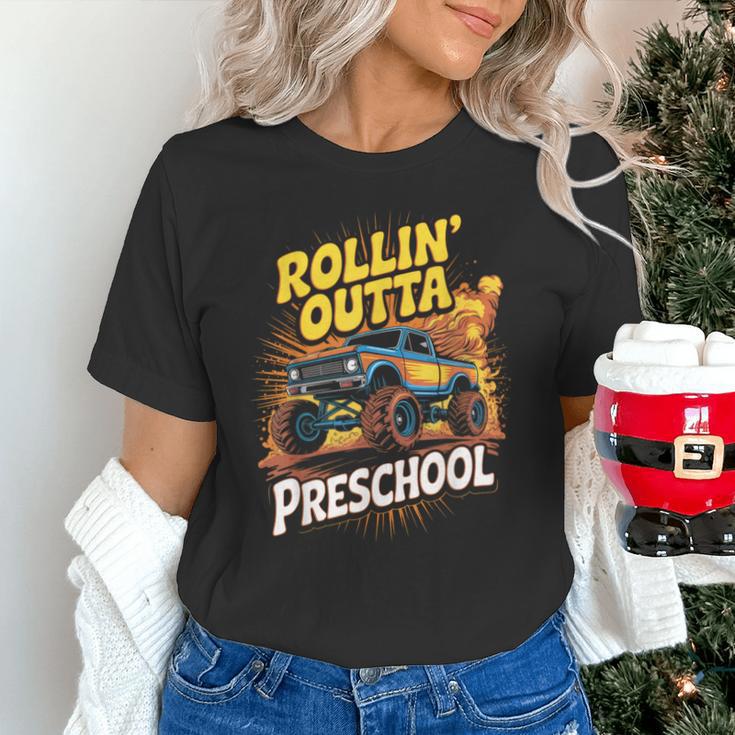 Graduation Rollin' Outta Preschool Monster Truck Boys Pre-K Unisex T-Shirt