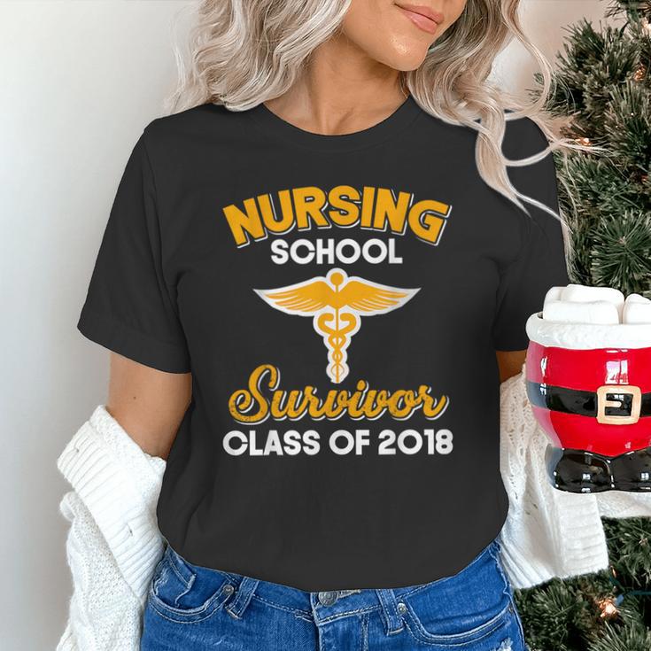 Graduation Shirt Nursing School Survivor Class Of 2018 Tee Unisex T-Shirt