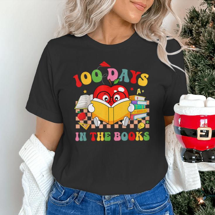 Groovy 100 Days In The Books Reading 100th Day Of School Unisex T-Shirt Groovy 100 Days In The Books Reading 100th Day Of School Unisex T-Shirt