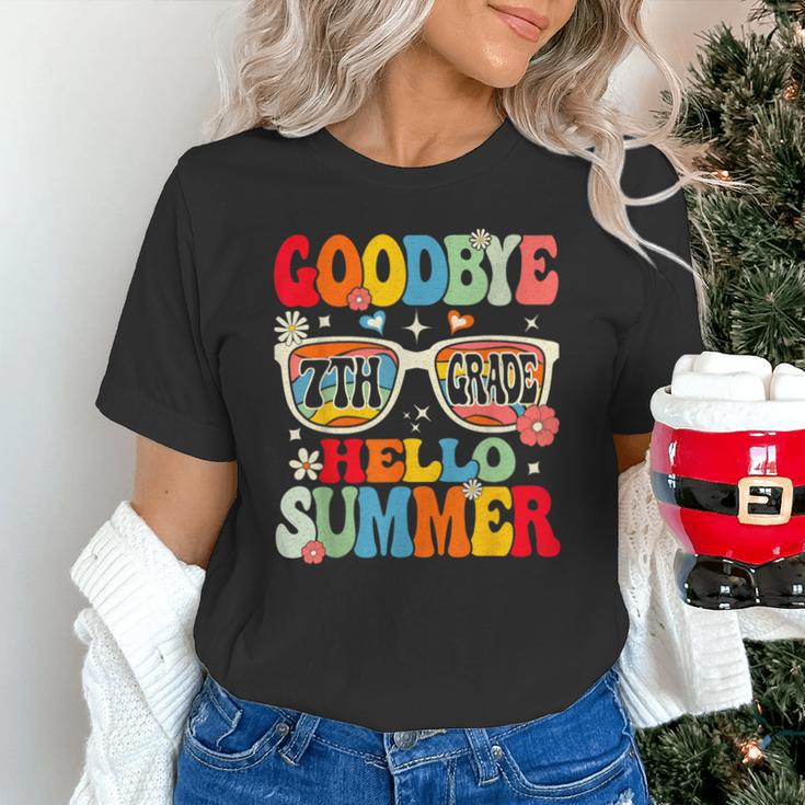 Groovy Goodbye 7th Grade Graduation Hello Summer Kids Unisex T-Shirt
