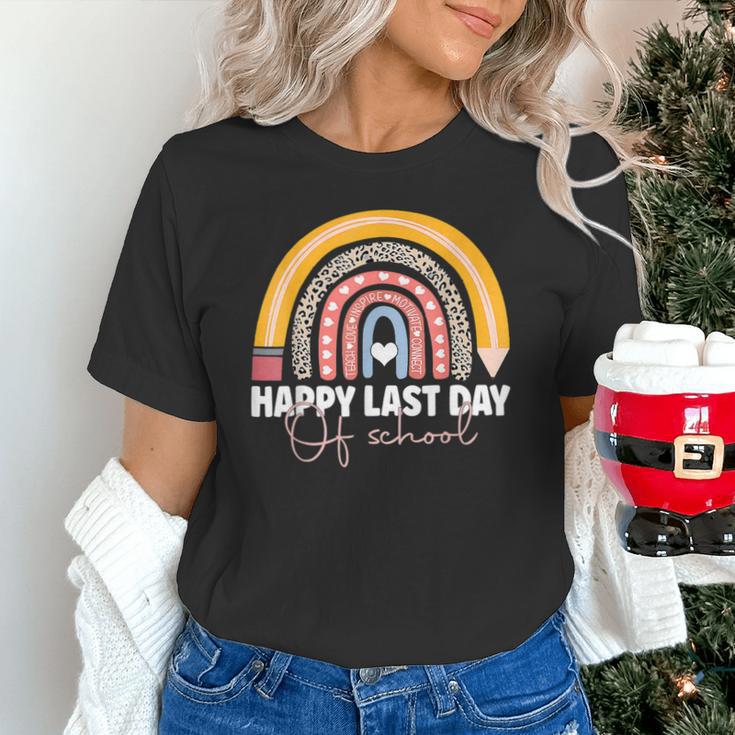 HAPPY LAST OF DAY SCHOOL Rainbow Teacher Student Graduation Unisex T-Shirt