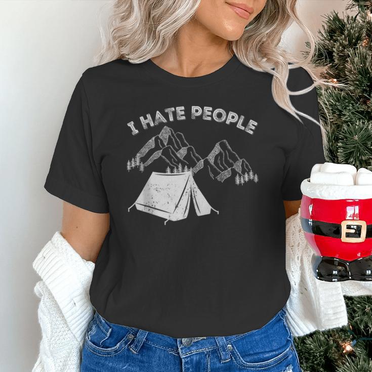 I Hate People Introvert Sarcastic I Love Camping Unisex T-Shirt I Hate People Introvert Sarcastic I Love Camping Unisex T-Shirt