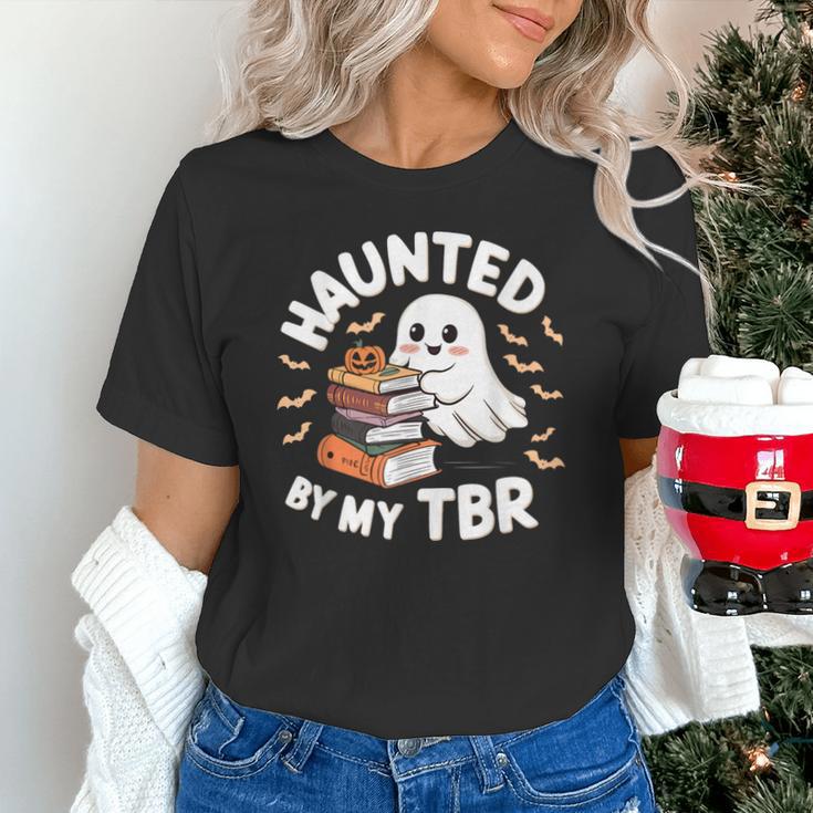 Haunted By My TBR Cute Ghost Book Reading Teacher Halloween Unisex T-Shirt Haunted By My TBR Cute Ghost Book Reading Teacher Halloween Unisex T-Shirt