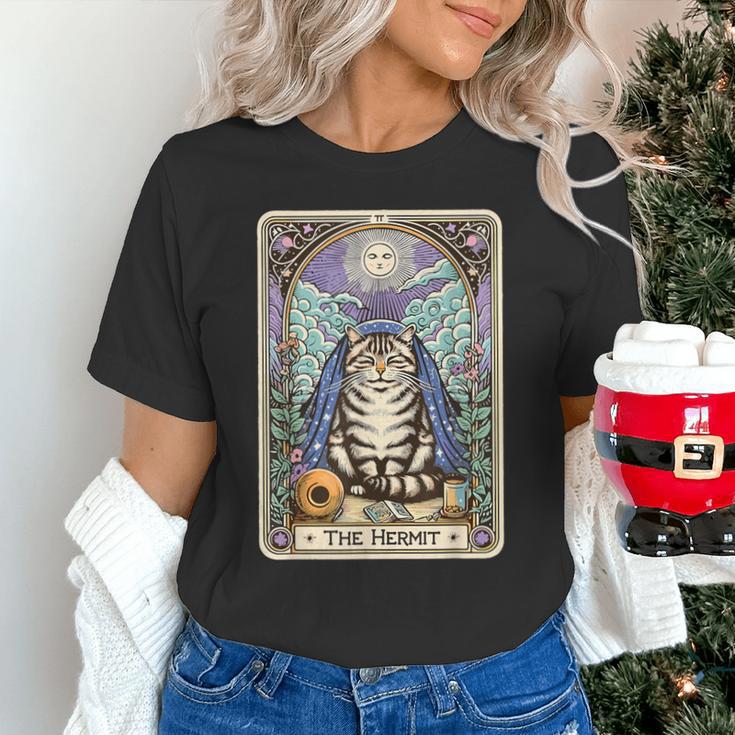 The Hermit Cat Tarot Card Introvert By Georgi Unisex T-Shirt The Hermit Cat Tarot Card Introvert By Georgi Unisex T-Shirt