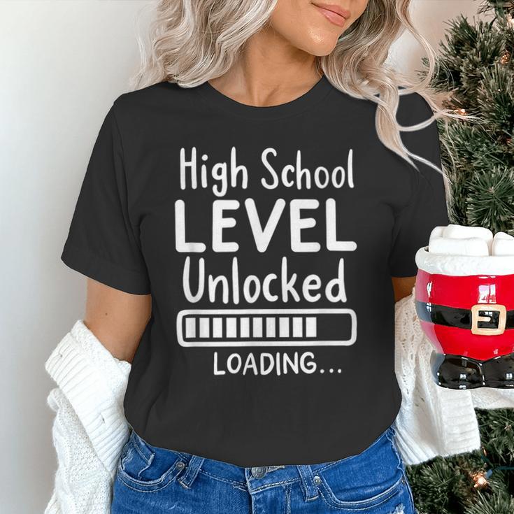 High School Level Unlocked Gamer Graduation Apparel Unisex T-Shirt