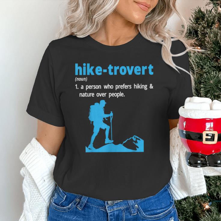 Hike-Trovert Hiking Humor Definition Introvert Unisex T-Shirt Hike-Trovert Hiking Humor Definition Introvert Unisex T-Shirt