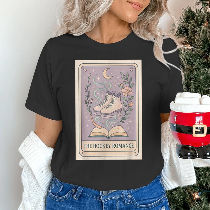 Hockey Romance Tarot Card Books Reader Cozy Reading Unisex T-Shirt