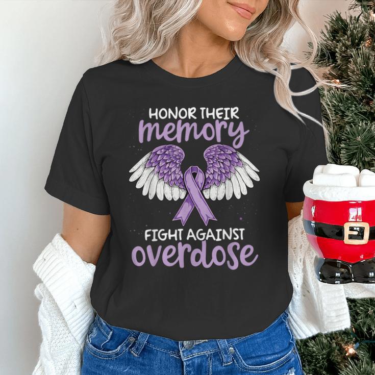 Honor Their Memory Overdose Awareness Support Unisex T-Shirt Honor Their Memory Overdose Awareness Support Unisex T-Shirt