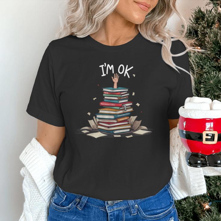 I'm Ok Read Book Reading Nerd Librarian Teacher School Unisex T-Shirt I'm Ok Read Book Reading Nerd Librarian Teacher School Unisex T-Shirt