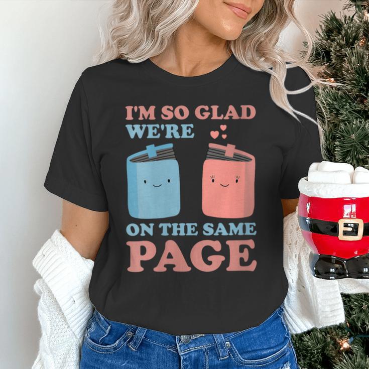 I'm So Glad We'Re On The Same Page Book Lover Writer Unisex T-Shirt I'm So Glad We'Re On The Same Page Book Lover Writer Unisex T-Shirt