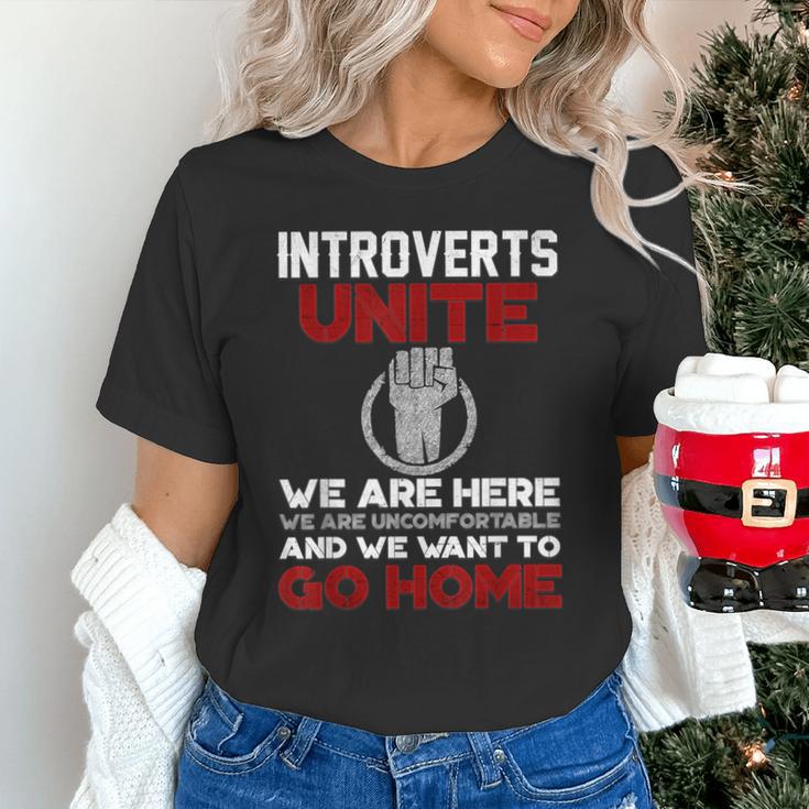 INTP Introverts Unite Anti Social For Men Women Unisex T-Shirt