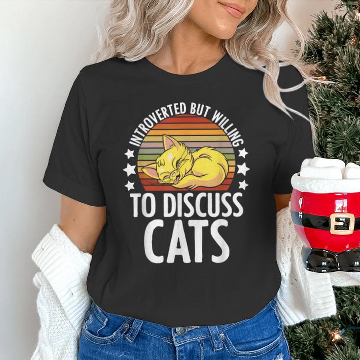 Introvert Cat Kitten Quote For Feline Whisperer Unisex T-Shirt