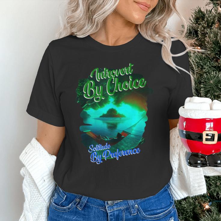 Introvert Choice Solitude By Preference Unisex T-Shirt Introvert Choice Solitude By Preference Unisex T-Shirt